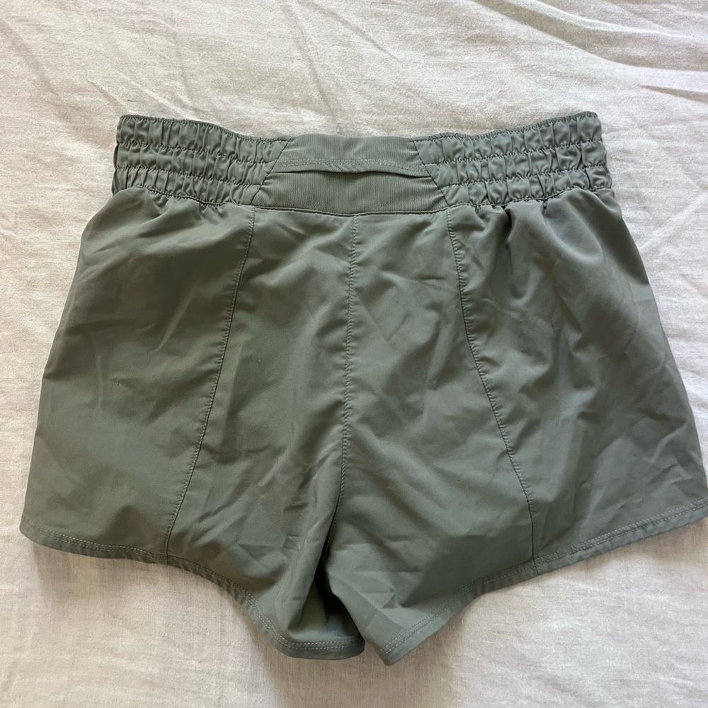 Nike Women's Athletic Shorts in Olive - Picture 2 of 3
